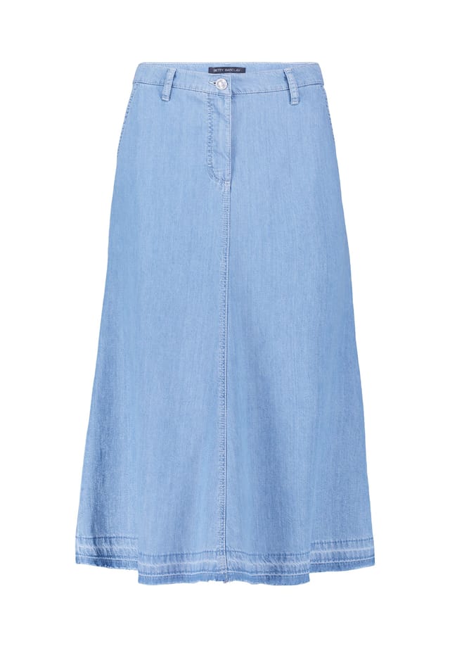 Юбка из денима с открытым подолом Betty Barclay, синий
Юбка из денима с открытым подолом Betty Barclay, синий