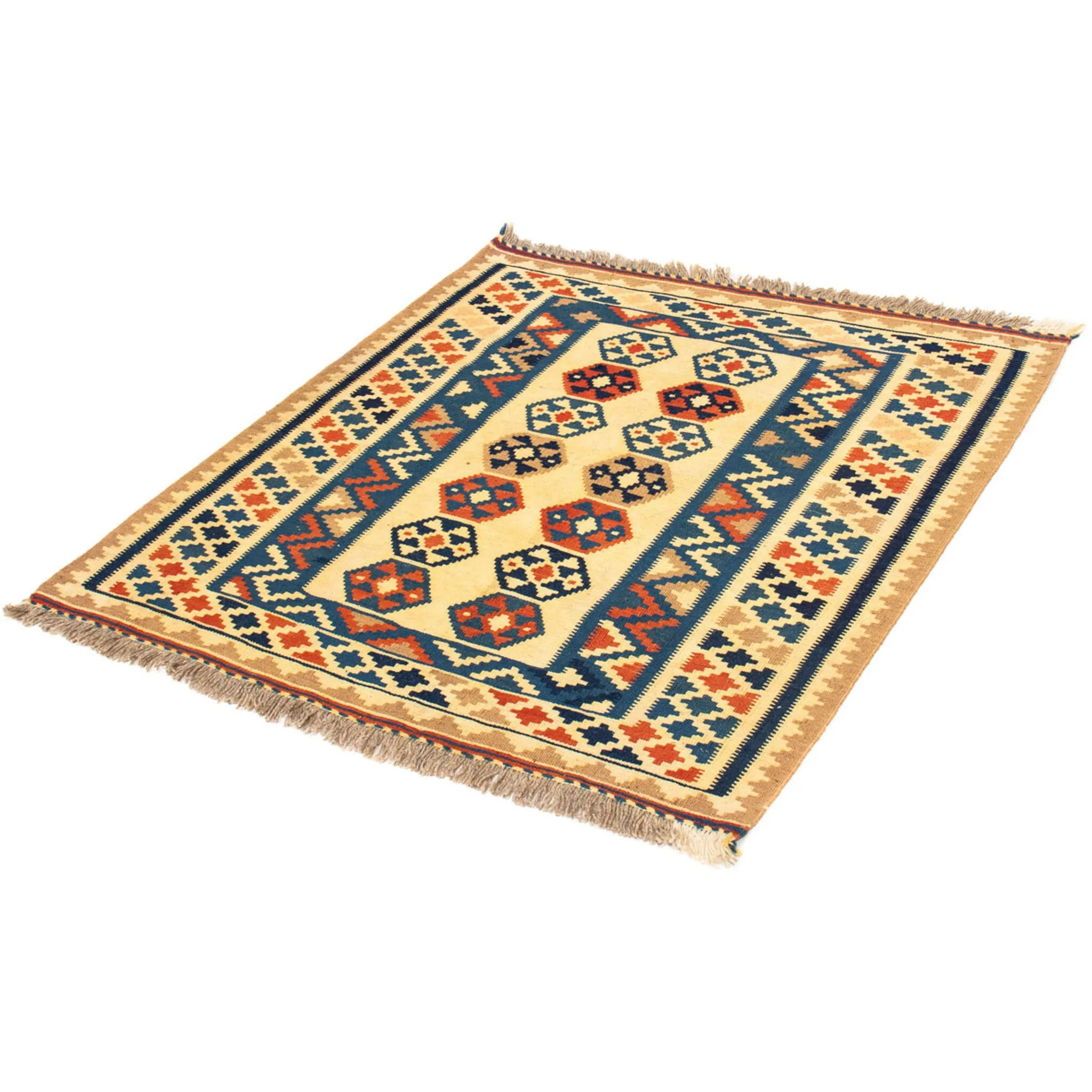 Шерстяной ковер Morgenland «Kilim - Oriental Square - 103 x 100 см - бежевый», квадратный, высота 6 мм, гостиная, цельный
Шерстяной ковер Morgenland «Kilim - Oriental Square - 103 x 100 см - бежевый», квадратный, высота 6 мм, гостиная, цельный