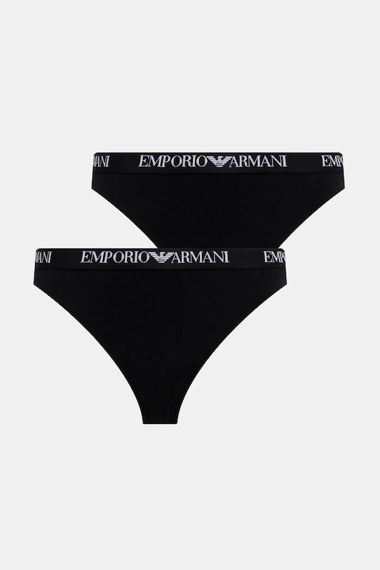 2 пары стрингов Emporio Armani Underwear, черный
2 пары стрингов Emporio Armani Underwear, черный