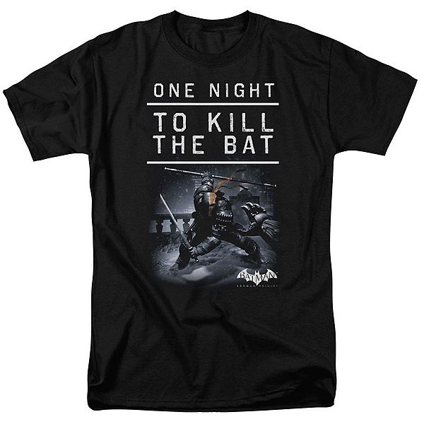 Футболка с коротким рукавом Batman Arkham Origins One Night для взрослых Licensed Character
Футболка с коротким рукавом Batman Arkham Origins One Night для взрослых Licensed Character