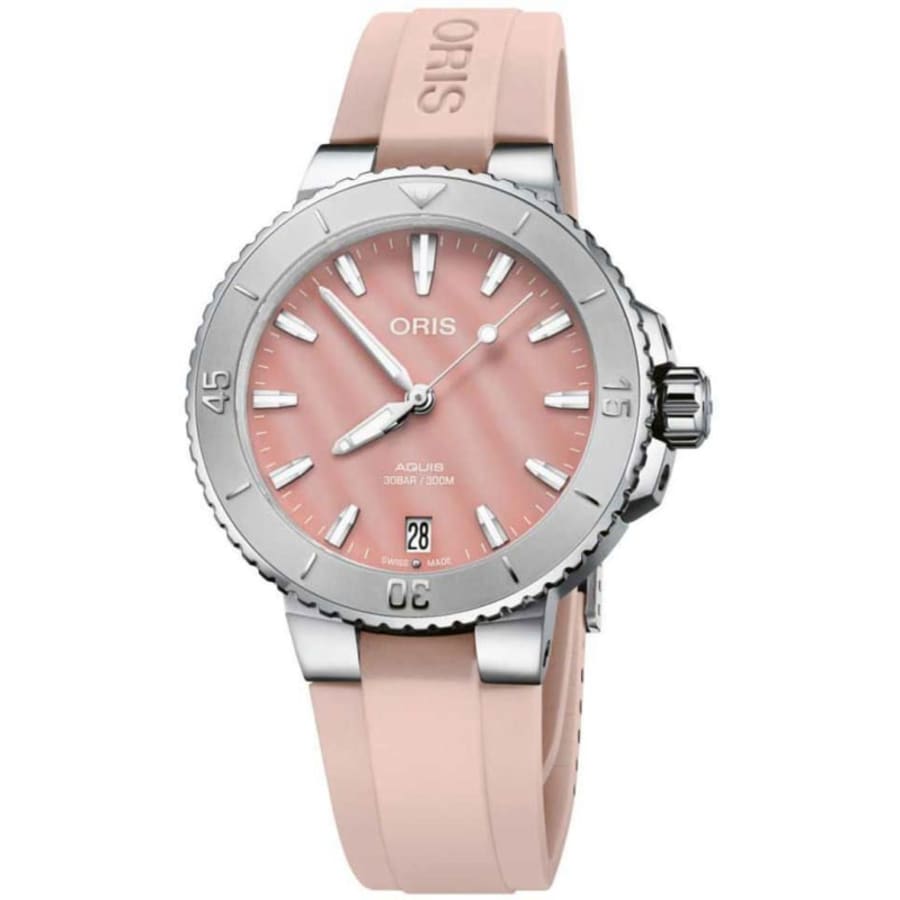 Oris Aquis Date розовые циферблаты женские часы с каучуковым ремешком 01 733 7770 4158-07 4 18 66FC
Oris Aquis Date розовые циферблаты женские часы с каучуковым ремешком 01 733 7770 4158-07 4 18 66FC