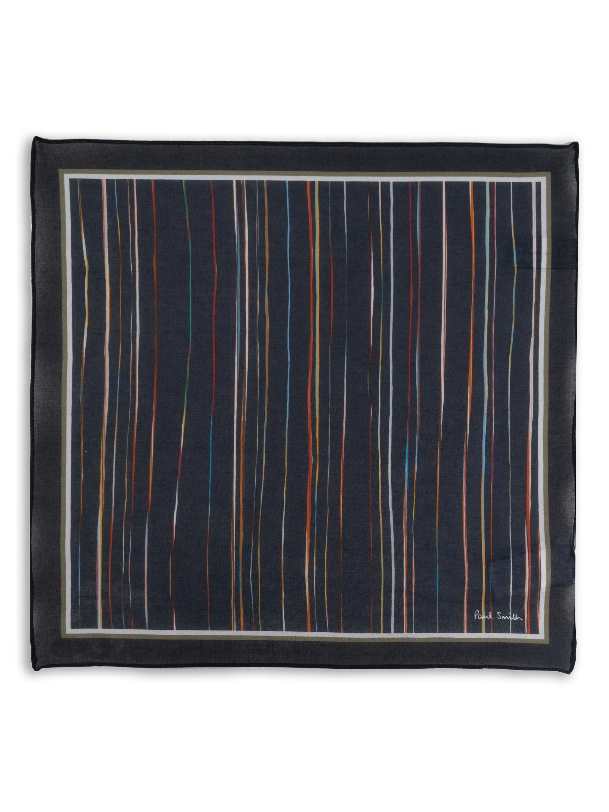 Шелковый шарф в полоску Paul Smith, синий
Шелковый шарф в полоску Paul Smith, синий