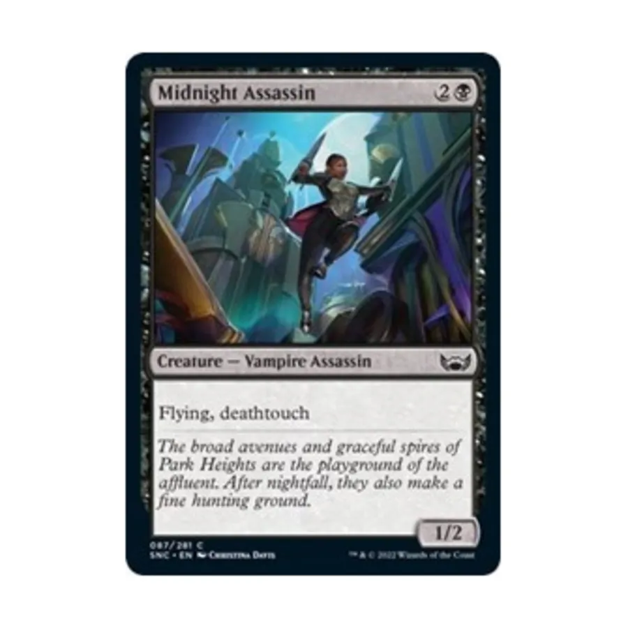 CCG Полуночный убийца (клавиша C), MTG - Streets of New Capenna
CCG Полуночный убийца (клавиша C), MTG - Streets of New Capenna