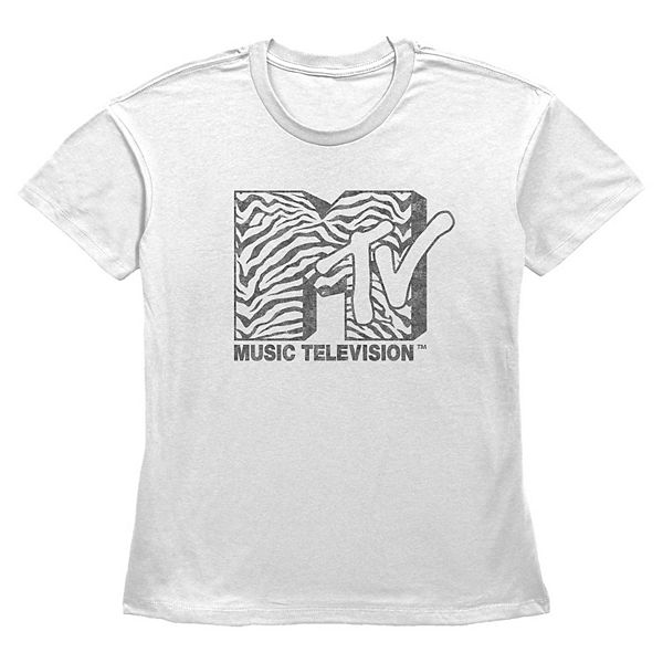 Женская футболка MTV с принтом зебры Licensed Character
Женская футболка MTV с принтом зебры Licensed Character