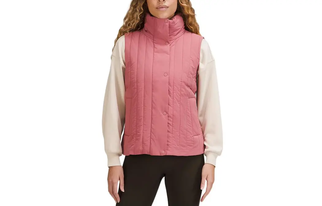 Водоотталкивающий жилет женский Lululemon, розовый 
Водоотталкивающий жилет женский Lululemon, розовый