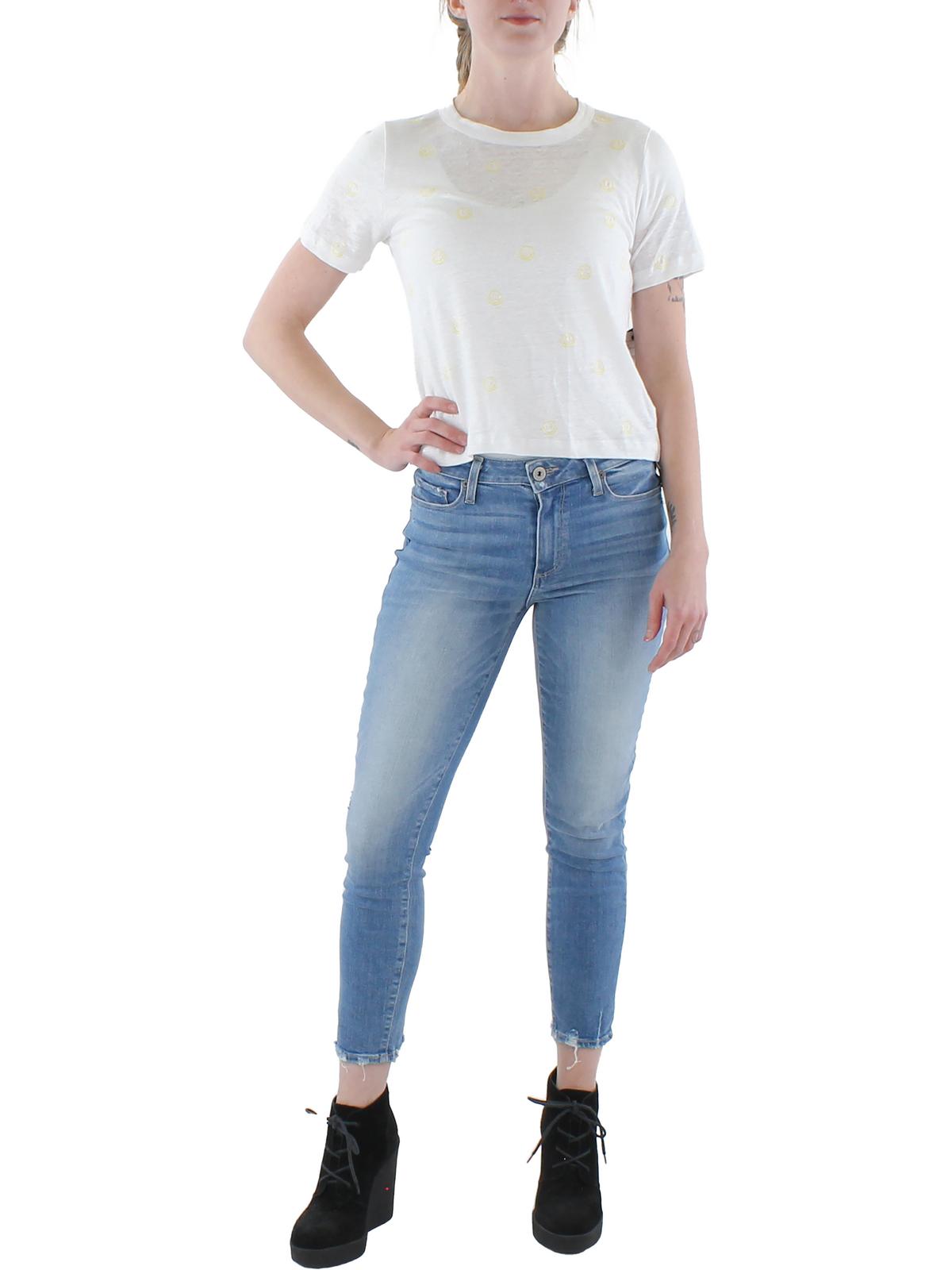 Женская трикотажная футболка с круглым вырезом и принтом «Ананас» Chaser, цвет white/yellow smile
Женская трикотажная футболка с круглым вырезом и принтом «Ананас» Chaser, цвет white/yellow smile