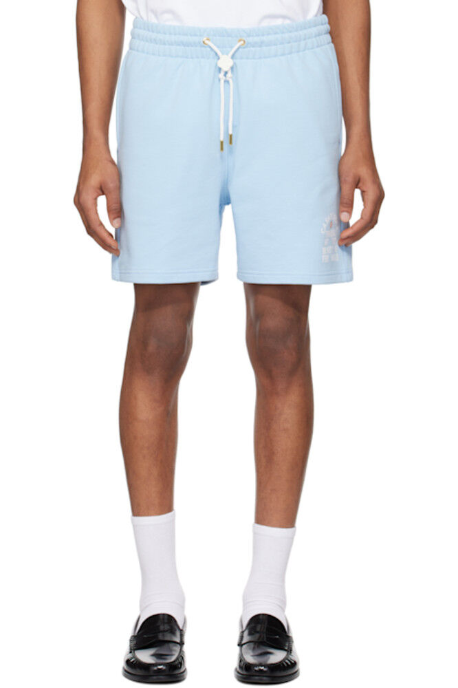 Синие спортивные шорты «Красота мира» Casablanca
Синие спортивные шорты «Красота мира» Casablanca