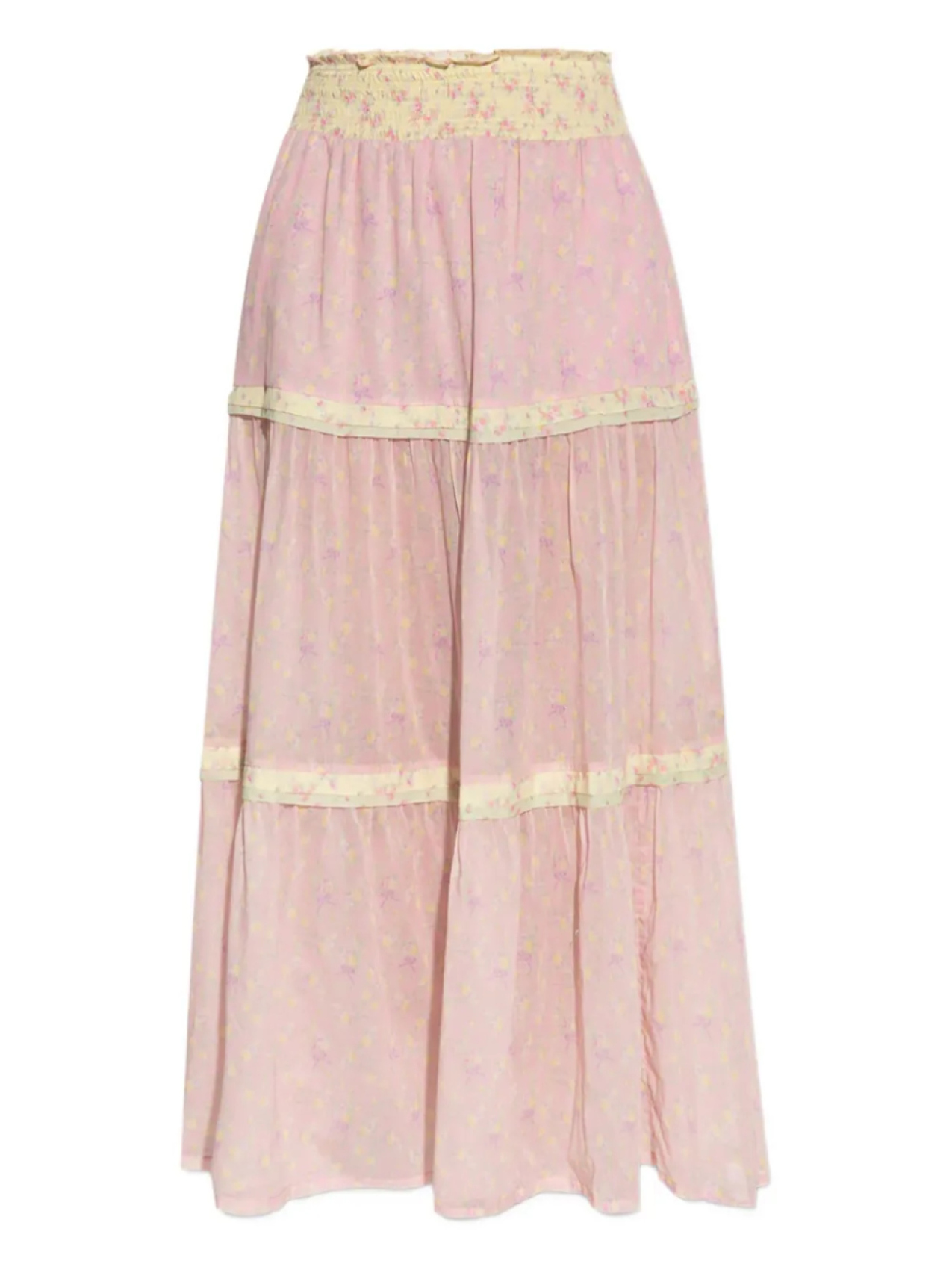 Юбка макси с цветочным принтом LoveShackFancy, розовый
Юбка макси с цветочным принтом LoveShackFancy, розовый