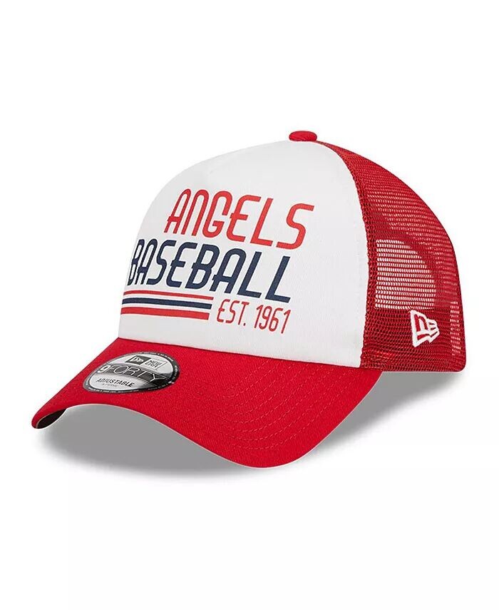 Мужская бело-красная регулируемая кепка Los Angeles Angels Stacked A-Frame Trucker 9FORTY New Era, белый
Мужская бело-красная регулируемая кепка Los Angeles Angels Stacked A-Frame Trucker 9FORTY New Era, белый
