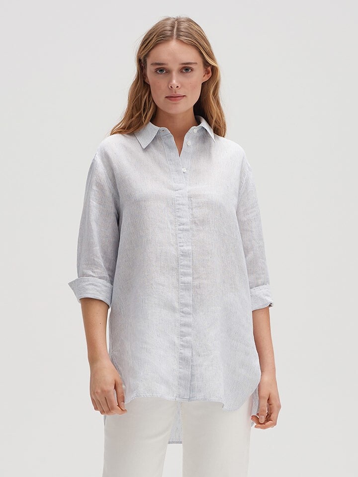 Блуза OPUS Hemd Fython spirit, светло-синий
Блуза OPUS Hemd Fython spirit, светло-синий