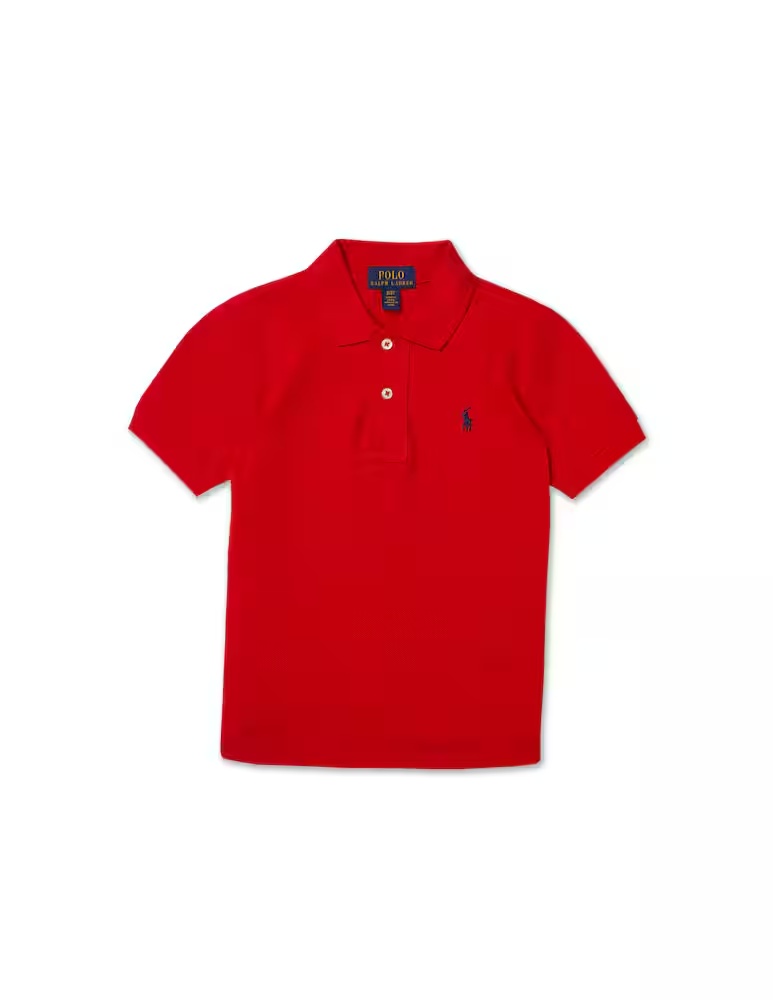 Трикотажная рубашка-поло с длинными рукавами - красная Polo Ralph Lauren, красный 
Трикотажная рубашка-поло с длинными рукавами - красная Polo Ralph Lauren, красный