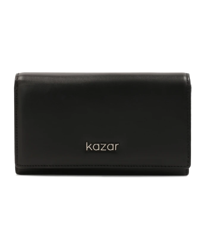Универсальный кожаный кошелек. Kazar, черный
Универсальный кожаный кошелек. Kazar, черный