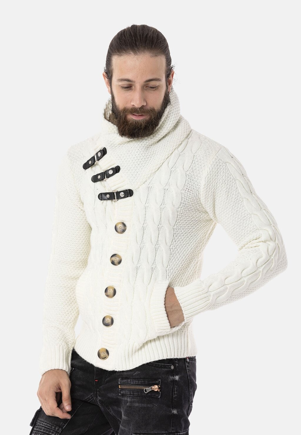 Кардиган Cipo & Baxx, бежевый
Кардиган Cipo & Baxx, бежевый