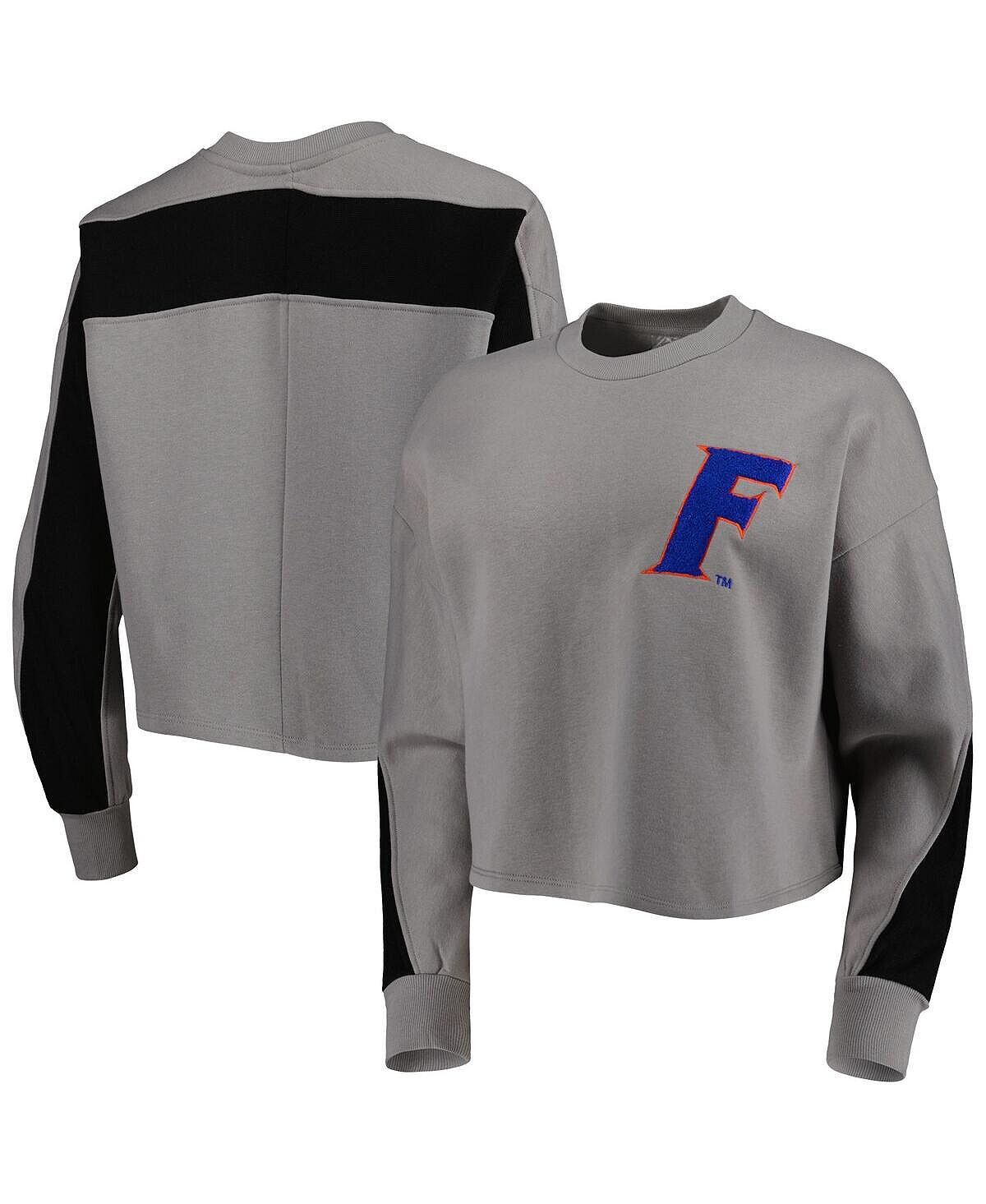 Женский серый пуловер с цветными блоками Florida Gators Back To Reality Толстовка Gameday Couture, серый
Женский серый пуловер с цветными блоками Florida Gators Back To Reality Толстовка Gameday Couture, серый