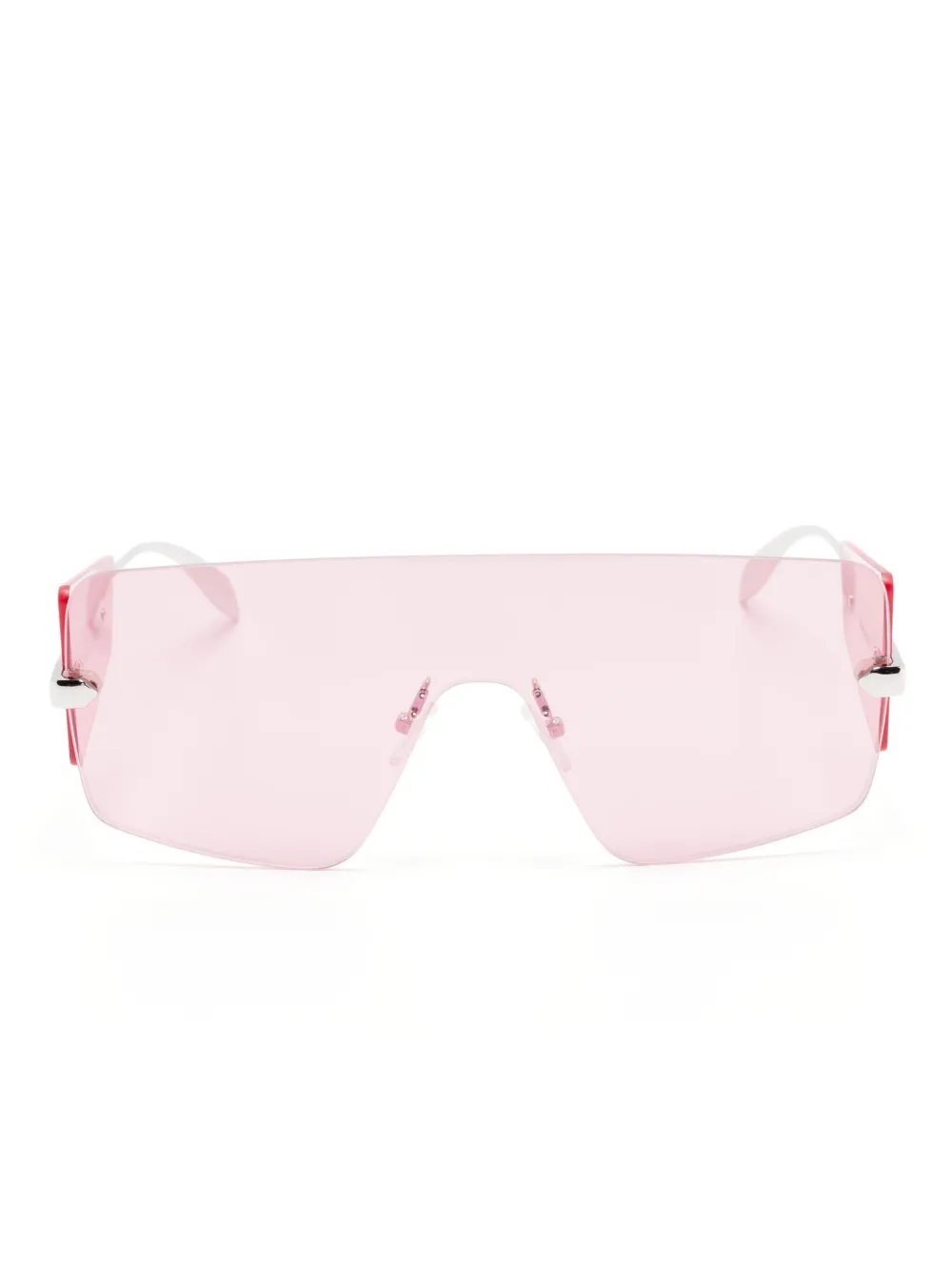 Солнцезащитные очки-маска Alexander Mcqueen, розовый
Солнцезащитные очки-маска Alexander Mcqueen, розовый