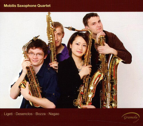 CD диск Ligeti / Nagao / Mobilis Saxophone Quartet: Ligeti & Desenclos & Bozza & Nagao
CD диск Ligeti / Nagao / Mobilis Saxophone Quartet: Ligeti & Desenclos & Bozza & Nagao