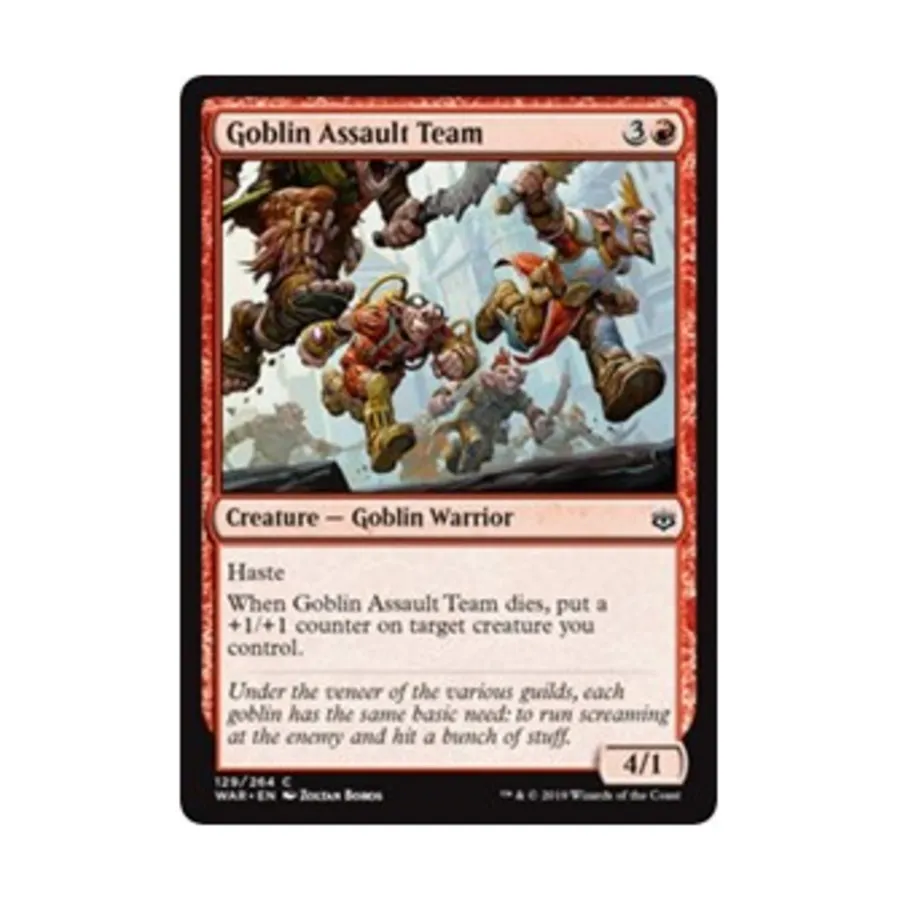 CCG Штурмовая группа гоблинов (клавиша C), MTG - War of the Spark
CCG Штурмовая группа гоблинов (клавиша C), MTG - War of the Spark