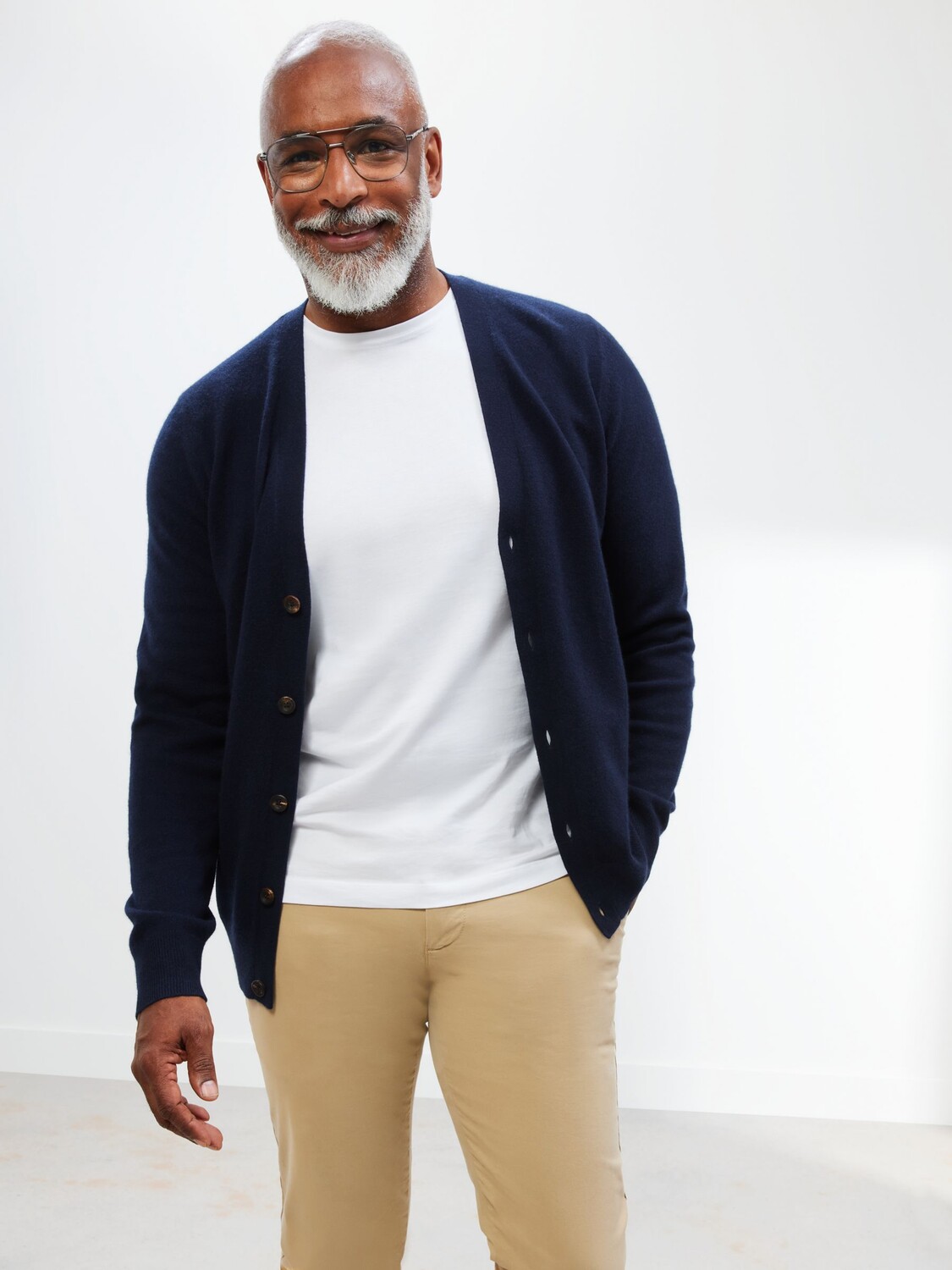 Кашемировый кардиган John Lewis темно-синий
Кашемировый кардиган John Lewis темно-синий