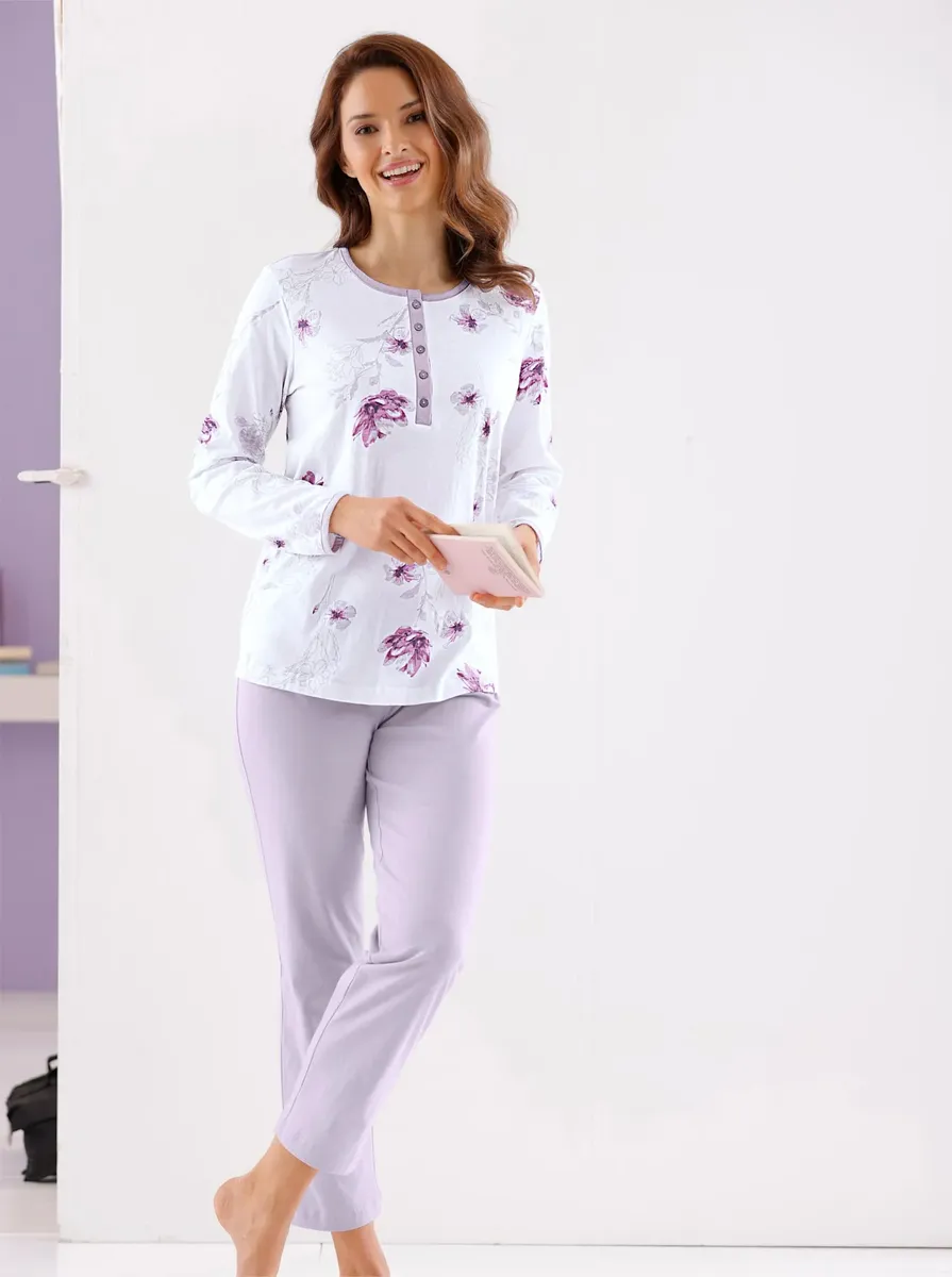 Wäschepur Пижама, цвет Ecru-Flieder
Wäschepur Пижама, цвет Ecru-Flieder