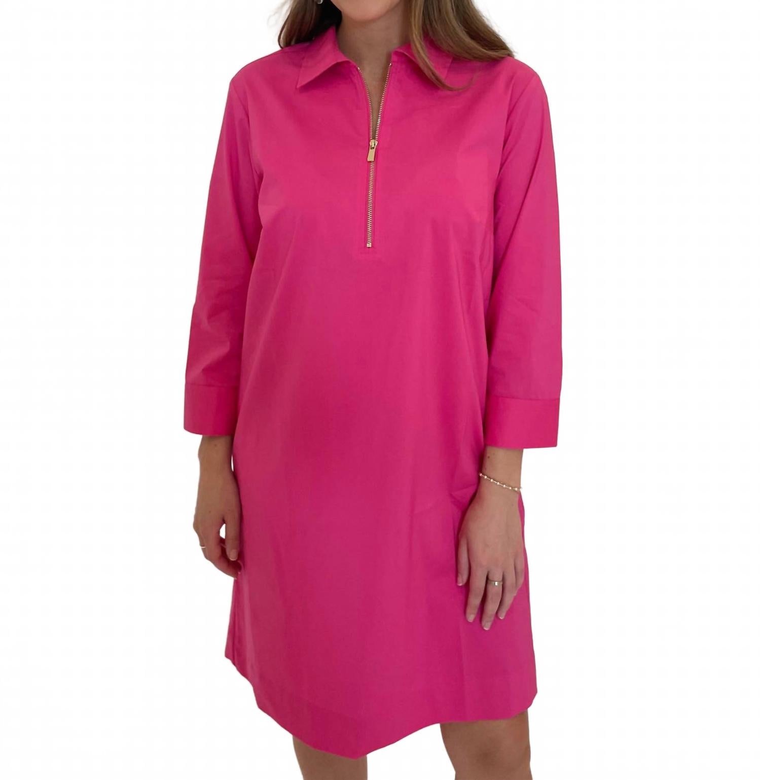 Платье Alessa с рукавами в ярко-розовом цвете Hinson Wu
Платье Alessa с рукавами в ярко-розовом цвете Hinson Wu