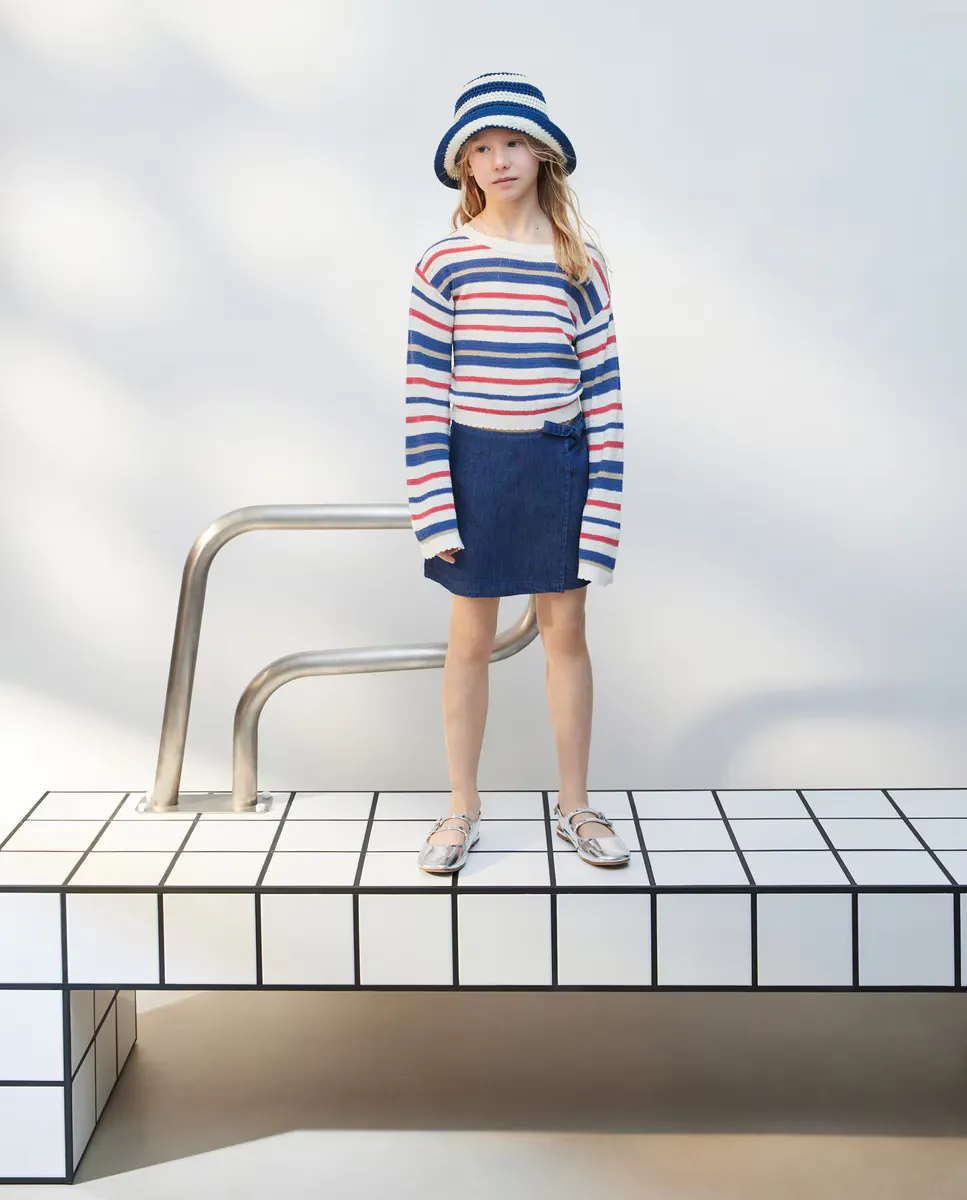 Юбка-шорты для девочек-фантазий из шамбре Kids El Corte Inglés, синий
Юбка-шорты для девочек-фантазий из шамбре Kids El Corte Inglés, синий