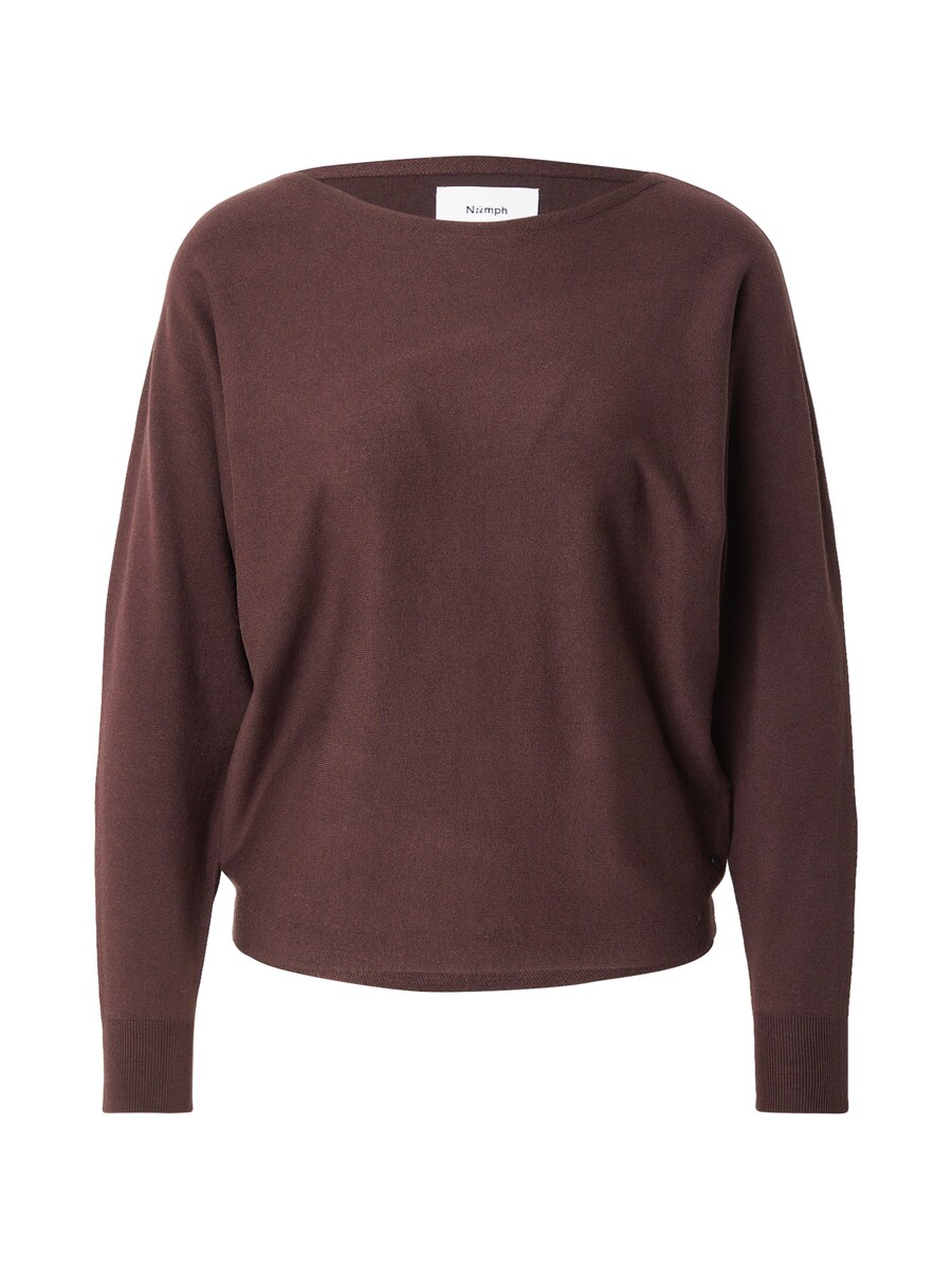 Свитер N├ЬMPH Daya, Dark brown 
Свитер N├ЬMPH Daya, Dark brown