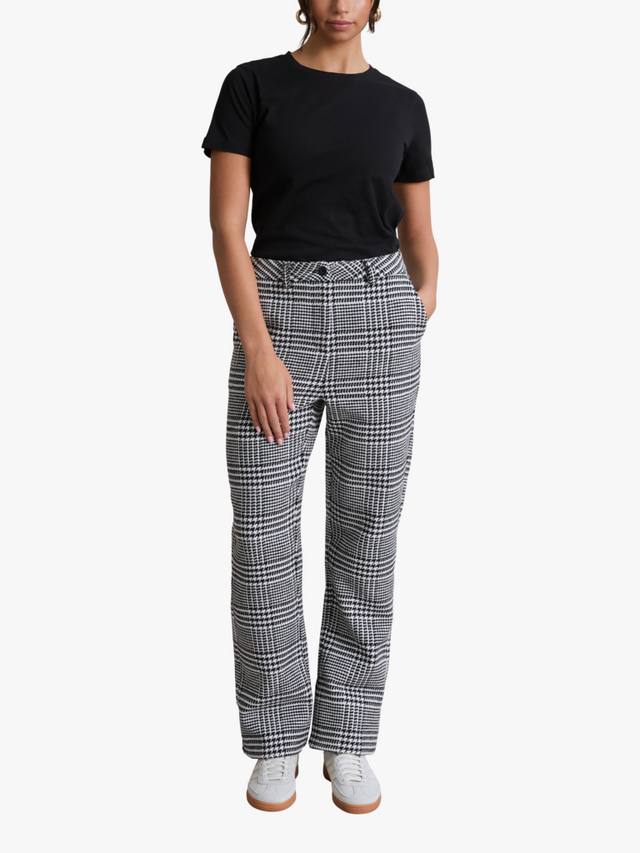 Брюки от костюма принца уэльского в клетку Hay Life, черный/белый
Брюки от костюма принца уэльского в клетку Hay Life, черный/белый