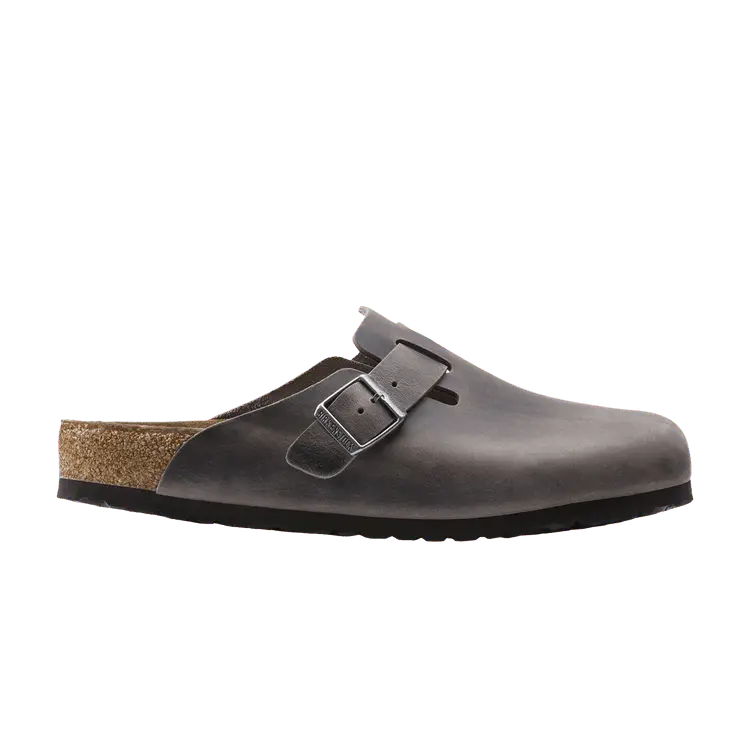 Кроссовки Boston Soft Footbed Oiled Leather 'Iron', серый 
Кроссовки Boston Soft Footbed Oiled Leather 'Iron', серый