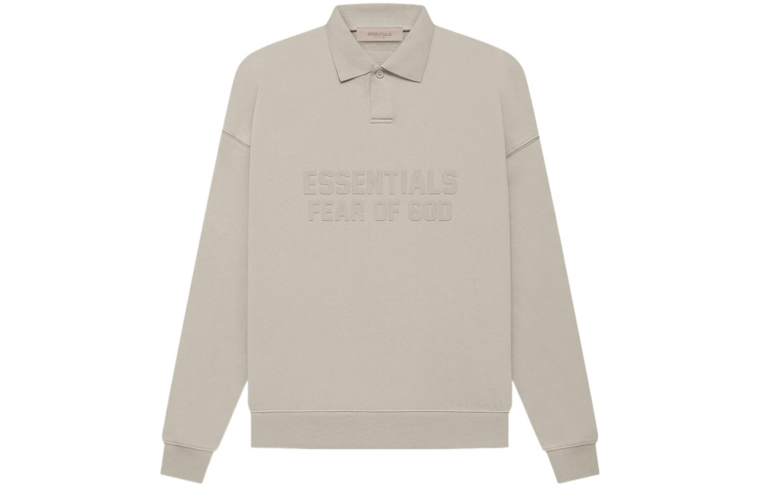 Рубашка поло женская дымчато-серая Fear Of God Essentials
Рубашка поло женская дымчато-серая Fear Of God Essentials