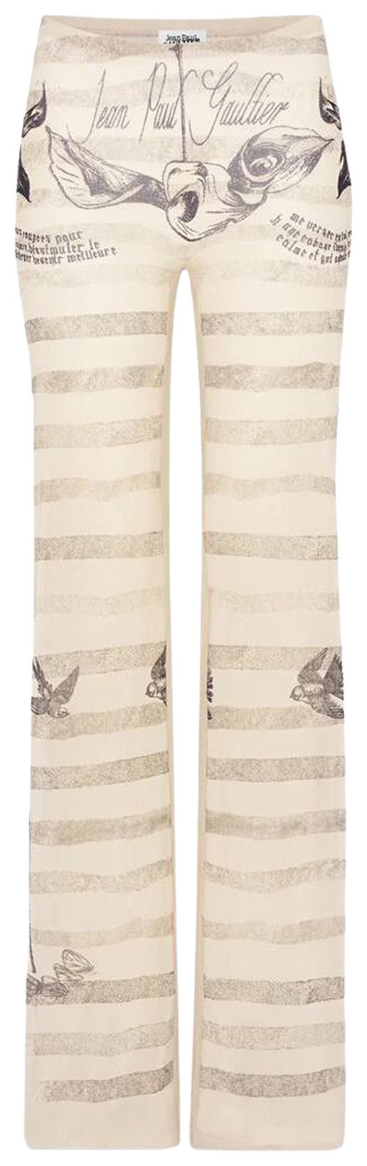 Брюки Jean Paul Gaultier Tattoo Marinière в сетку, черный
Брюки Jean Paul Gaultier Tattoo Marinière в сетку, черный