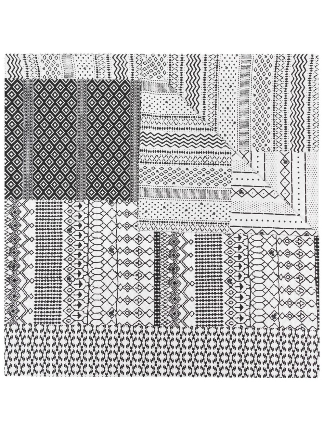 Gabriele Pasini шарф с графичным принтом, белый 
Gabriele Pasini шарф с графичным принтом, белый