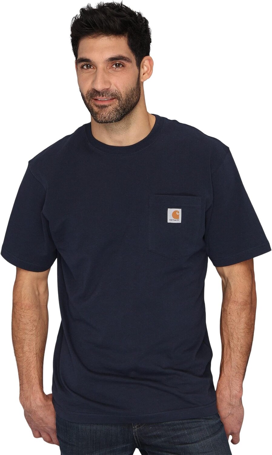 Свободная тяжелая футболка с карманами и короткими рукавами Carhartt, темно-синий
Свободная тяжелая футболка с карманами и короткими рукавами Carhartt, темно-синий