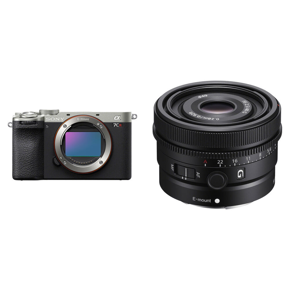Беззеркальная камера Sony a7CR Mirrorless Camera with 40mm f/2.5 Lens Kit (Silver)
Беззеркальная камера Sony a7CR Mirrorless Camera with 40mm f/2.5 Lens Kit (Silver)