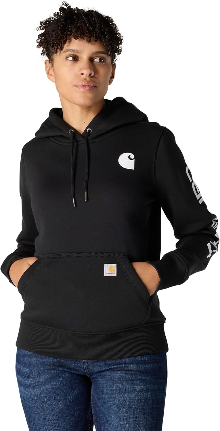 Carhartt Women's Relaxed Fit Midweight Logo Sleeve Graphic Sweatshirt, Black, Черный, Carhartt Women's Relaxed Fit Midweight Logo Sleeve Graphic Sweatshirt, Black
Carhartt Women's Relaxed Fit Midweight Logo Sleeve Graphic Sweatshirt, Black, Черный, Carhartt Women's Relaxed Fit Midweight Logo Sleeve Graphic Sweatshirt, Black