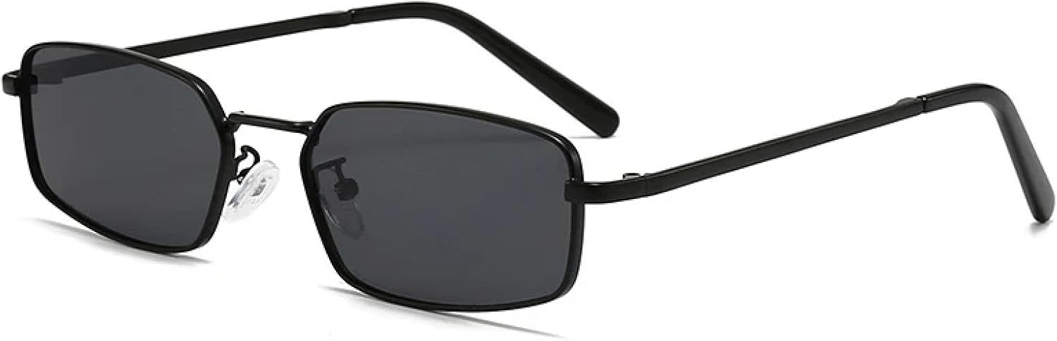 Солнцезащитные очки с защитой от УФ-излучения UV400 для женщин и мужчин | Маленькая металлическая оправа, синие и розовые линзы | для занятий спортом на открытом воздухе DSVIGF, Black Gray
Солнцезащитные очки с защитой от УФ-излучения UV400 для женщин и мужчин | Маленькая металлическая оправа, синие и розовые линзы | для занятий спортом на открытом воздухе DSVIGF, Black Gray