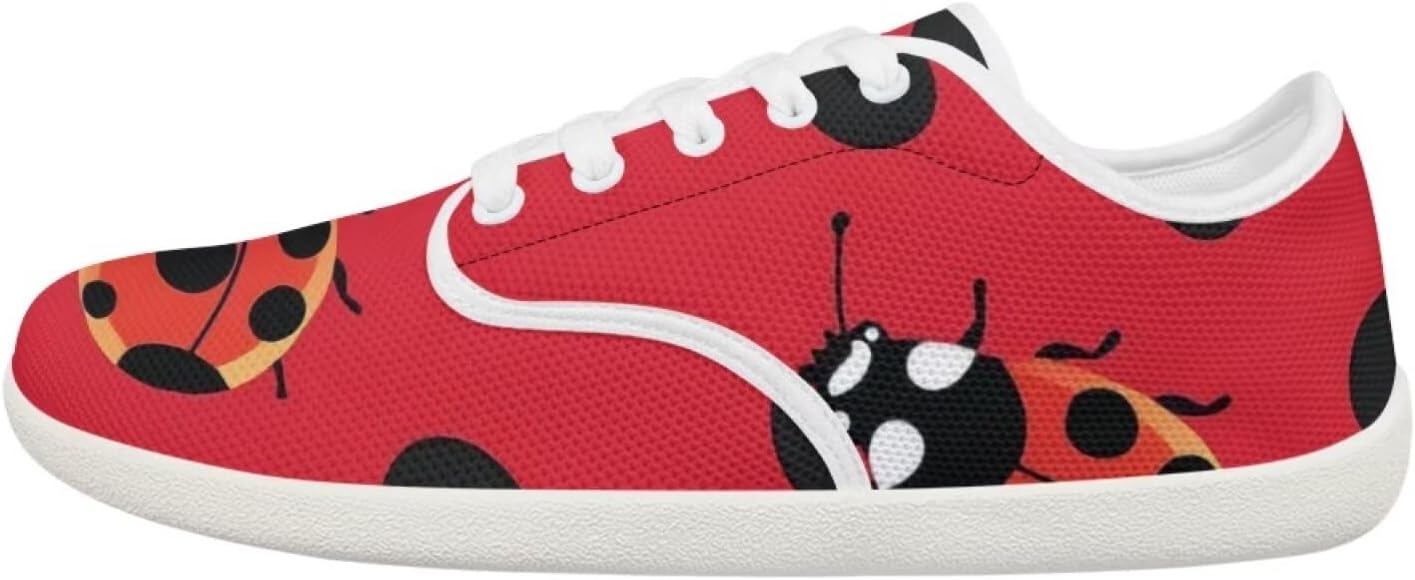 Женские и подростковые кроссовки Forchrinse с декоративной бабочкой, широкие, для бега и тенниса, с нулевым перепадом, модные кроссовки с мягкой подошвой, Red Ladybug Print
Женские и подростковые кроссовки Forchrinse с декоративной бабочкой, широкие, для бега и тенниса, с нулевым перепадом, модные кроссовки с мягкой подошвой, Red Ladybug Print