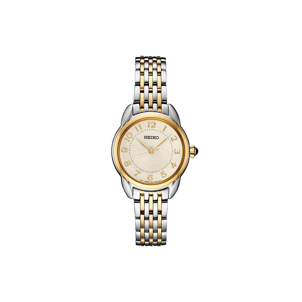 Женские часы Seiko Essentials цвета слоновой кости с двухцветным циферблатом из нержавеющей стали, цвет Silver
Женские часы Seiko Essentials цвета слоновой кости с двухцветным циферблатом из нержавеющей стали, цвет Silver