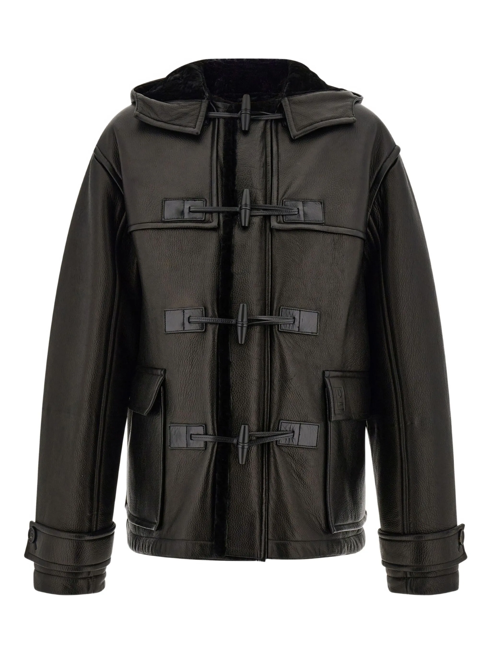 Куртка с капюшоном и застежкой тогл Ferragamo, черный
Куртка с капюшоном и застежкой тогл Ferragamo, черный