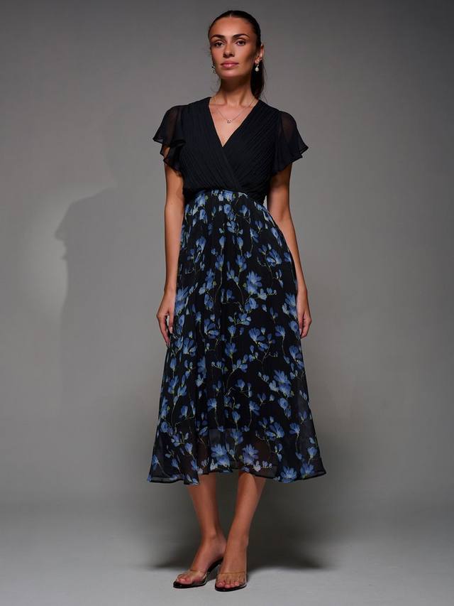 Двухцветное платье из шифона Jolie Moi, Blue
Двухцветное платье из шифона Jolie Moi, Blue