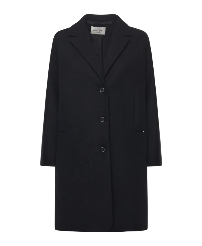 Черное пальто «Симона» Ottod'Ame, черный
Черное пальто «Симона» Ottod'Ame, черный