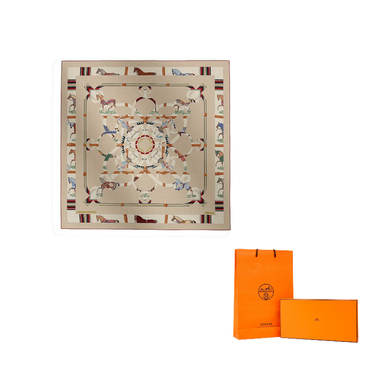 HERMES Шарф Unisex Brown из кашемира и шелка
HERMES Шарф Unisex Brown из кашемира и шелка