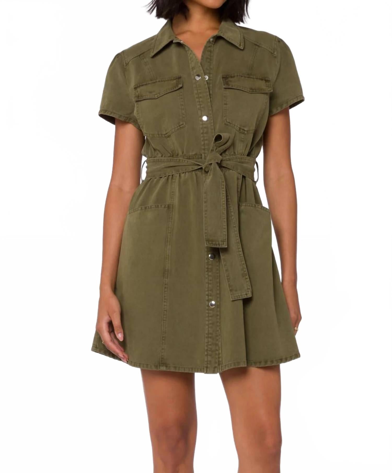 Фонда мини платье в оливковом цвете Velvet Heart
Фонда мини платье в оливковом цвете Velvet Heart