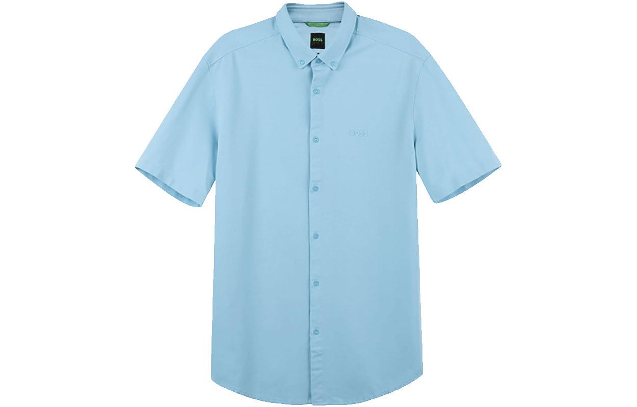 HUGO BOSS Мужская рубашка небесно-голубого цвета Sky Blue
HUGO BOSS Мужская рубашка небесно-голубого цвета Sky Blue