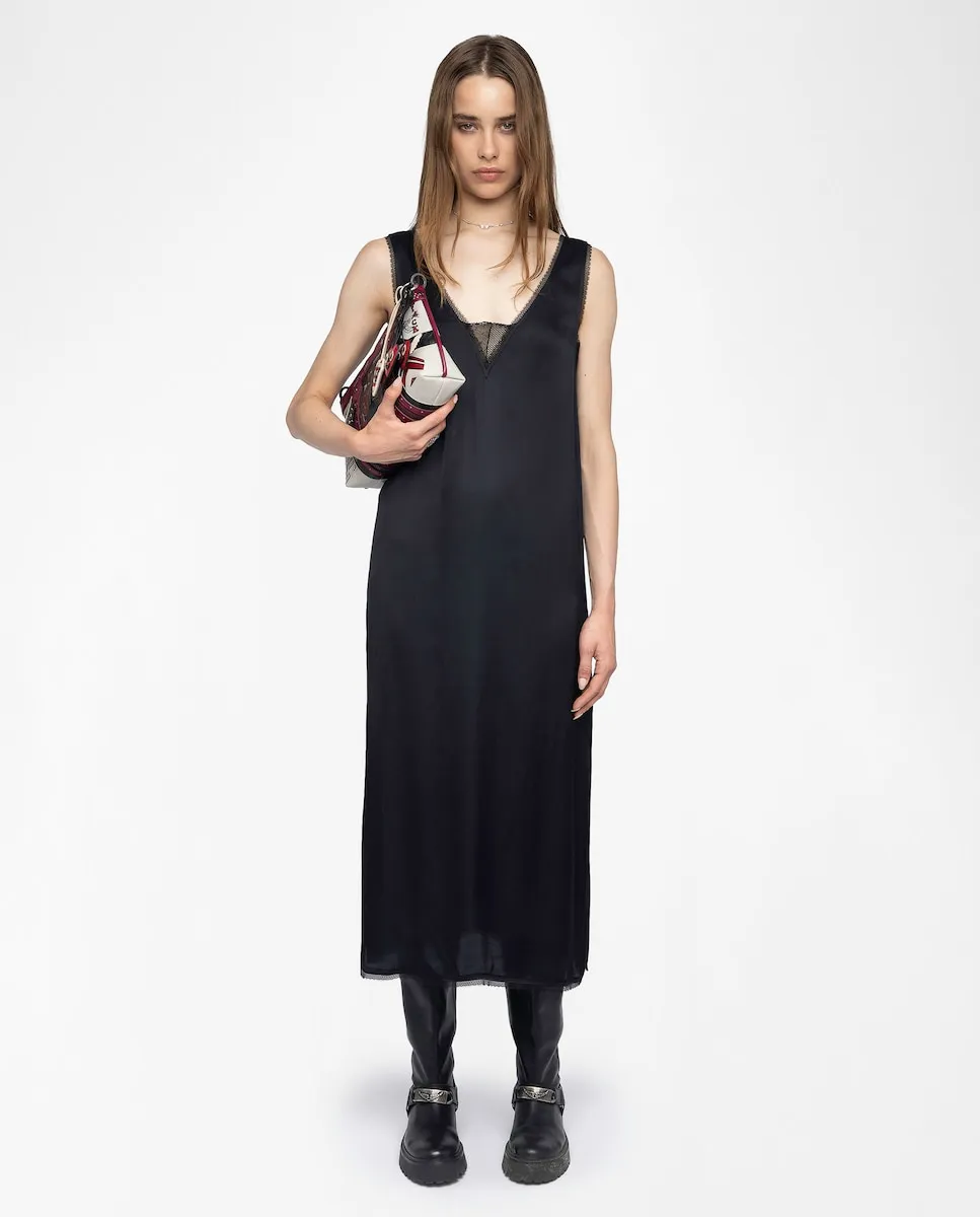 Длинное платье Renzo из сатина без рукавов Zadig & Voltaire, черный
Длинное платье Renzo из сатина без рукавов Zadig & Voltaire, черный