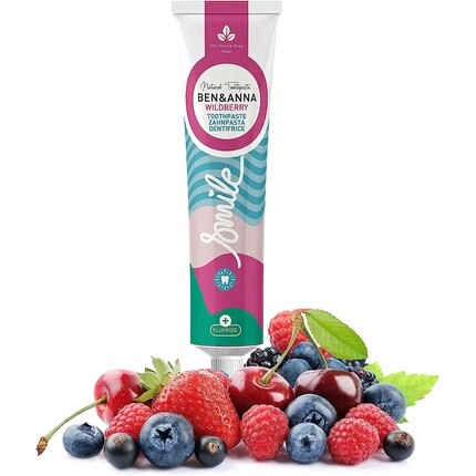 Органическая зубная паста Лесная ягода с фтором 75мл, Ben&Anna
Органическая зубная паста Лесная ягода с фтором 75мл, Ben&Anna
