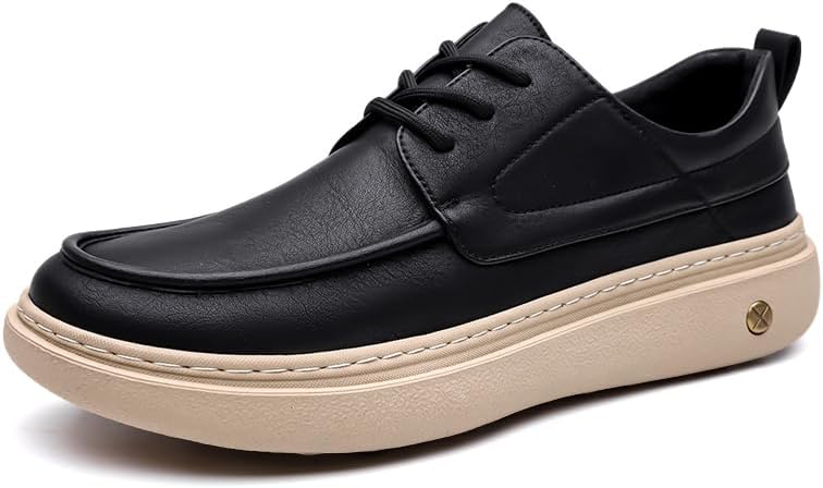 Мужские деловые кожаные туфли для официальных мероприятий, мужские уличные туфли на шнуровке, мужские скейтбордистские балетки, мужская повседневная обувь Sfwarmart, черный
Мужские деловые кожаные туфли для официальных мероприятий, мужские уличные туфли на шнуровке, мужские скейтбордистские балетки, мужская повседневная обувь Sfwarmart, черный