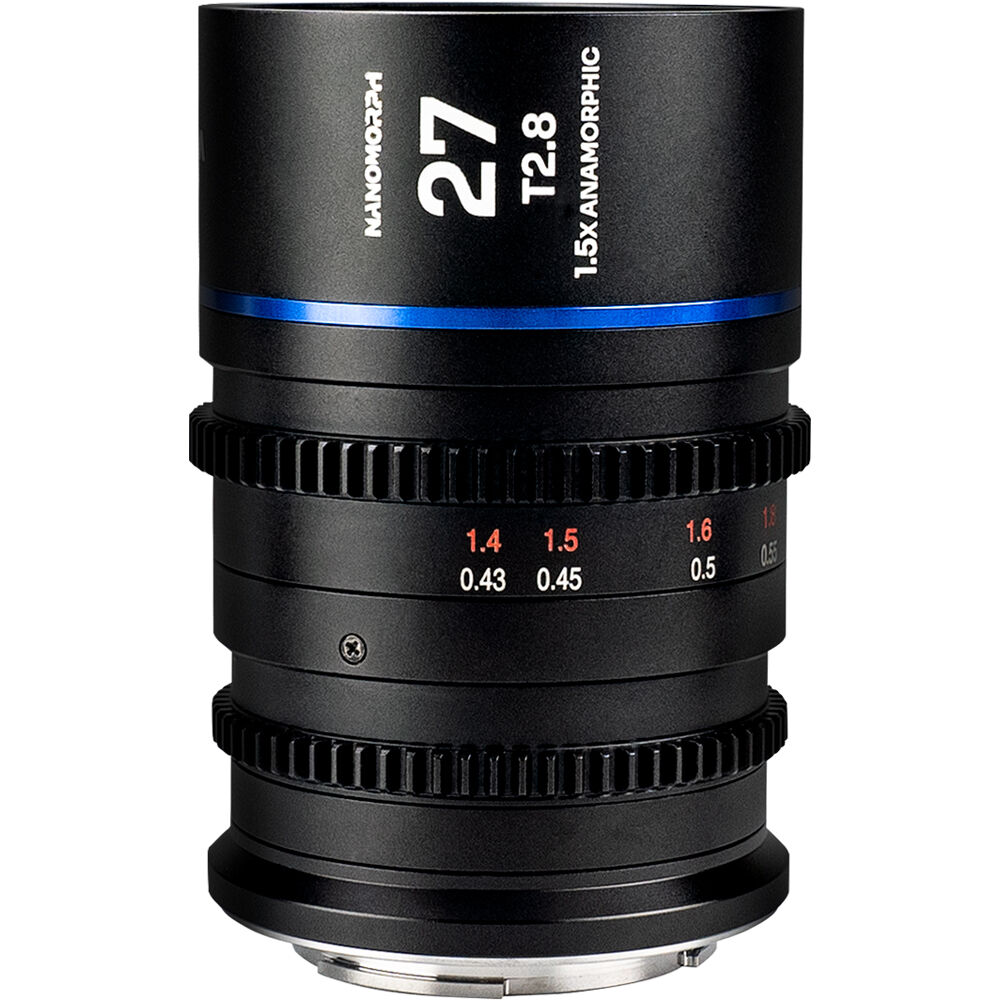 Анаморфотный объектив Venus Optics Laowa Nanomorph 27 мм T2.8 1,5x S35 (Canon RF, Blue Flare)
Анаморфотный объектив Venus Optics Laowa Nanomorph 27 мм T2.8 1,5x S35 (Canon RF, Blue Flare)