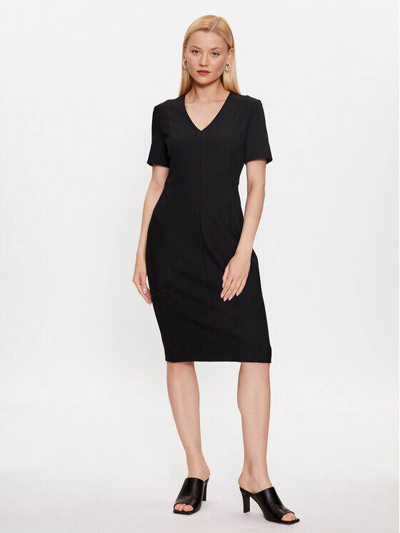 Платье на каждый день приталенного кроя Boss, черный
Платье на каждый день приталенного кроя Boss, черный