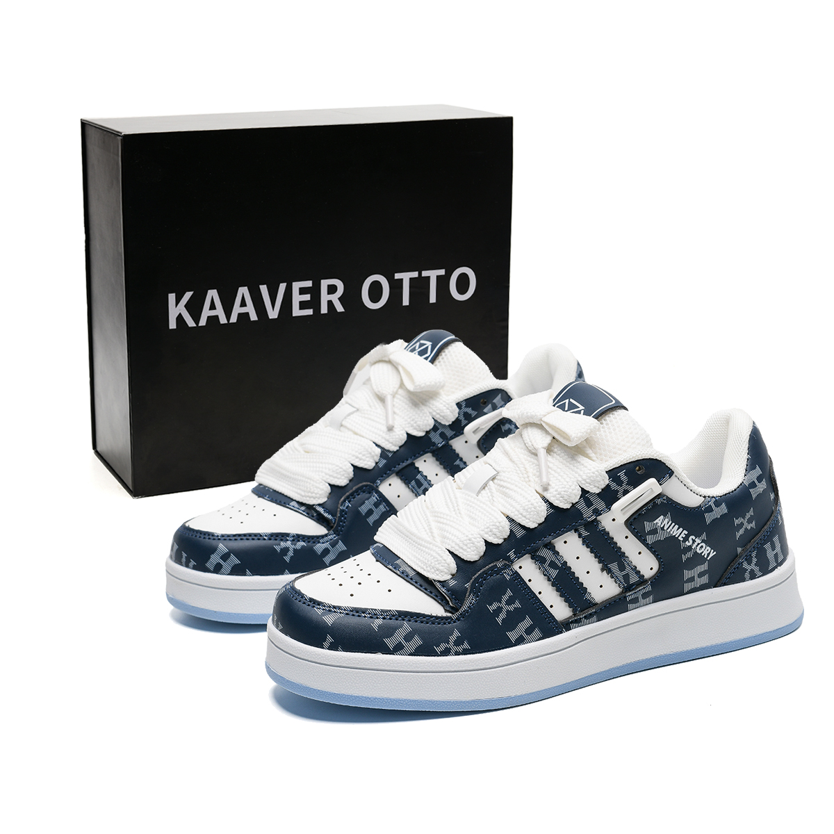 KAAVER OTTO Унисекс сине-белые скейтерские кроссовки с увеличенной высотой покрытия, устойчивые к истиранию и водонепроницаемые, цвет Blue White
KAAVER OTTO Унисекс сине-белые скейтерские кроссовки с увеличенной высотой покрытия, устойчивые к истиранию и водонепроницаемые, цвет Blue White