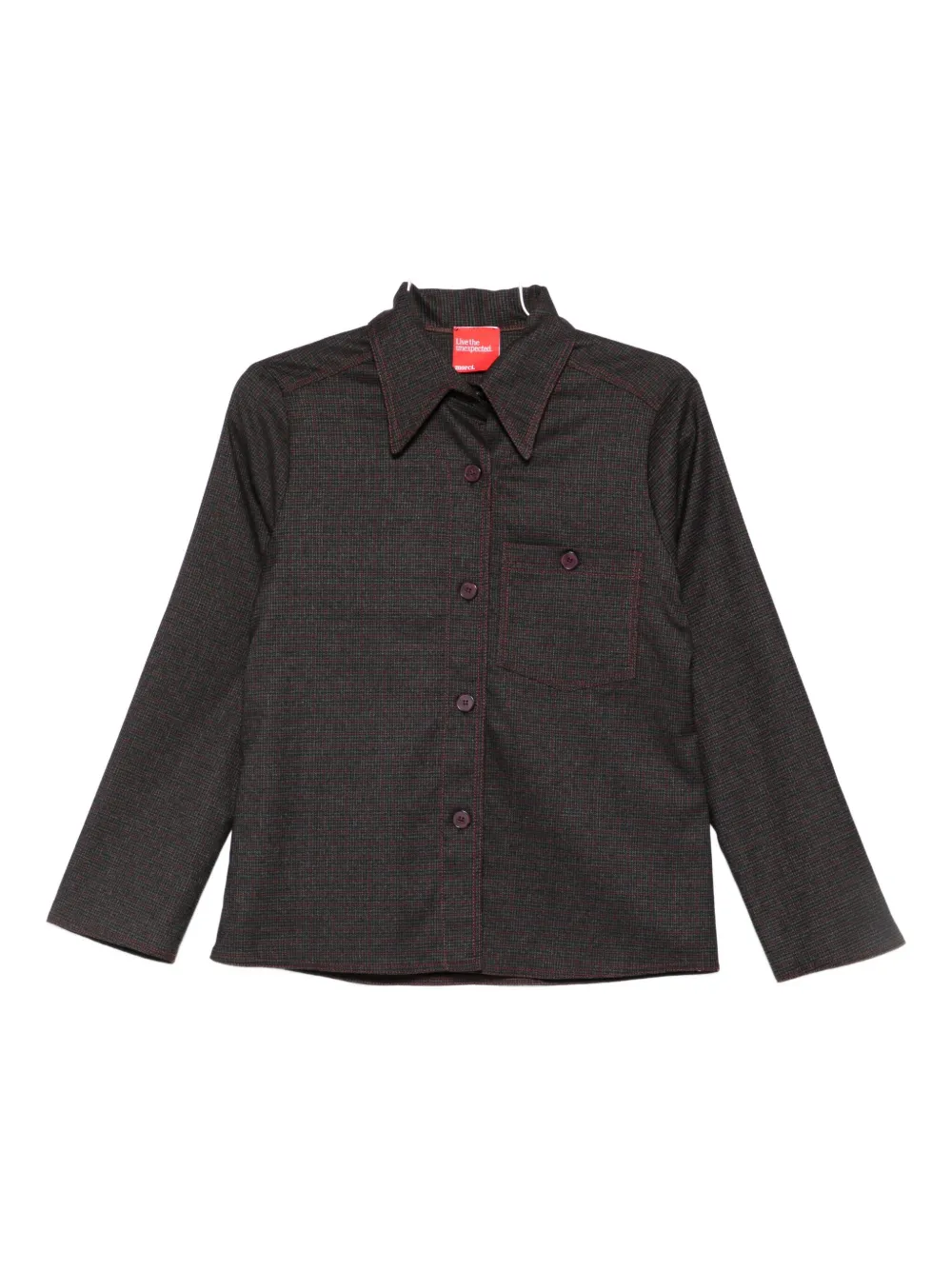 Хлопковая рубашка с нагрудным карманом на пуговицах Merci, коричневый
Хлопковая рубашка с нагрудным карманом на пуговицах Merci, коричневый